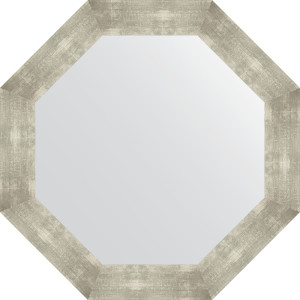 BY 3813 Зеркало в багетной раме - алюминий 90 mm EVOFORM Octagon