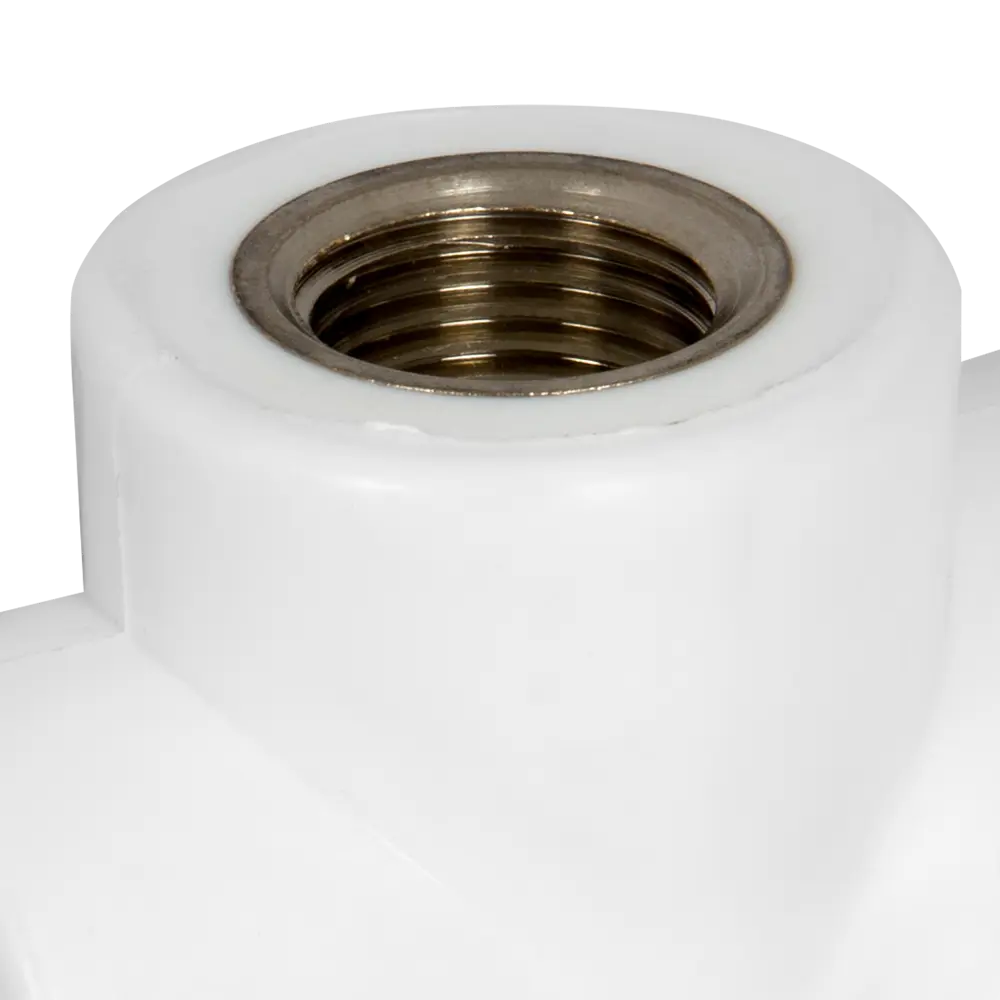 Тройник комбинированный ПОЛИТЭК 32x1/2" для трубопроводов 82198148 STLM-0021748 - Вид №2