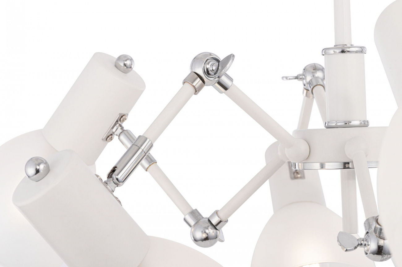 Люстра подвесная белая Avery FR5080PL-08W FREYA MODERN 00-3956397 Белый - Вид №2