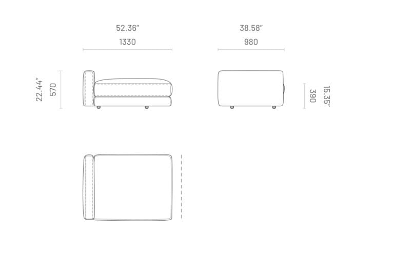 Модульный диван Domkapa EDWARD ARCH-00073709 - Вид №13