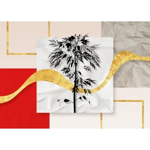 Картина на холсте Постер-лайн Дерево абстракция 50x70 см