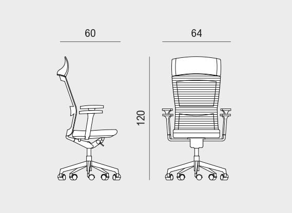 Офисное кресло с высокой спинкой Viganò Winner ARCH-00086803 - Вид №5