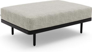 Большая скамеечка для ног / из teakового дерева nero black Manutti Flex