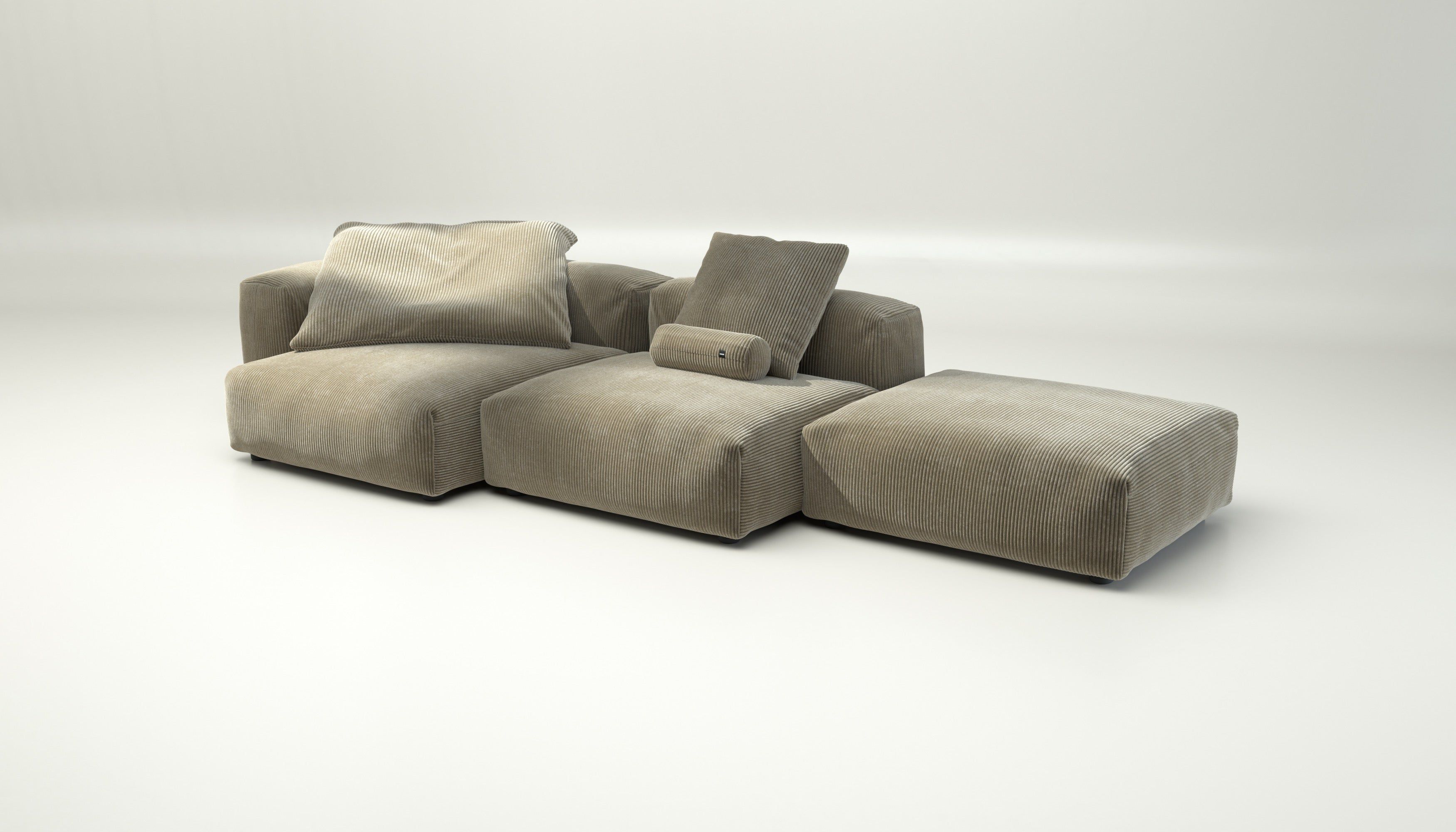 Модульный диван с полуостровом vetsak Cord Velour ARCH-00039016 - Вид №11