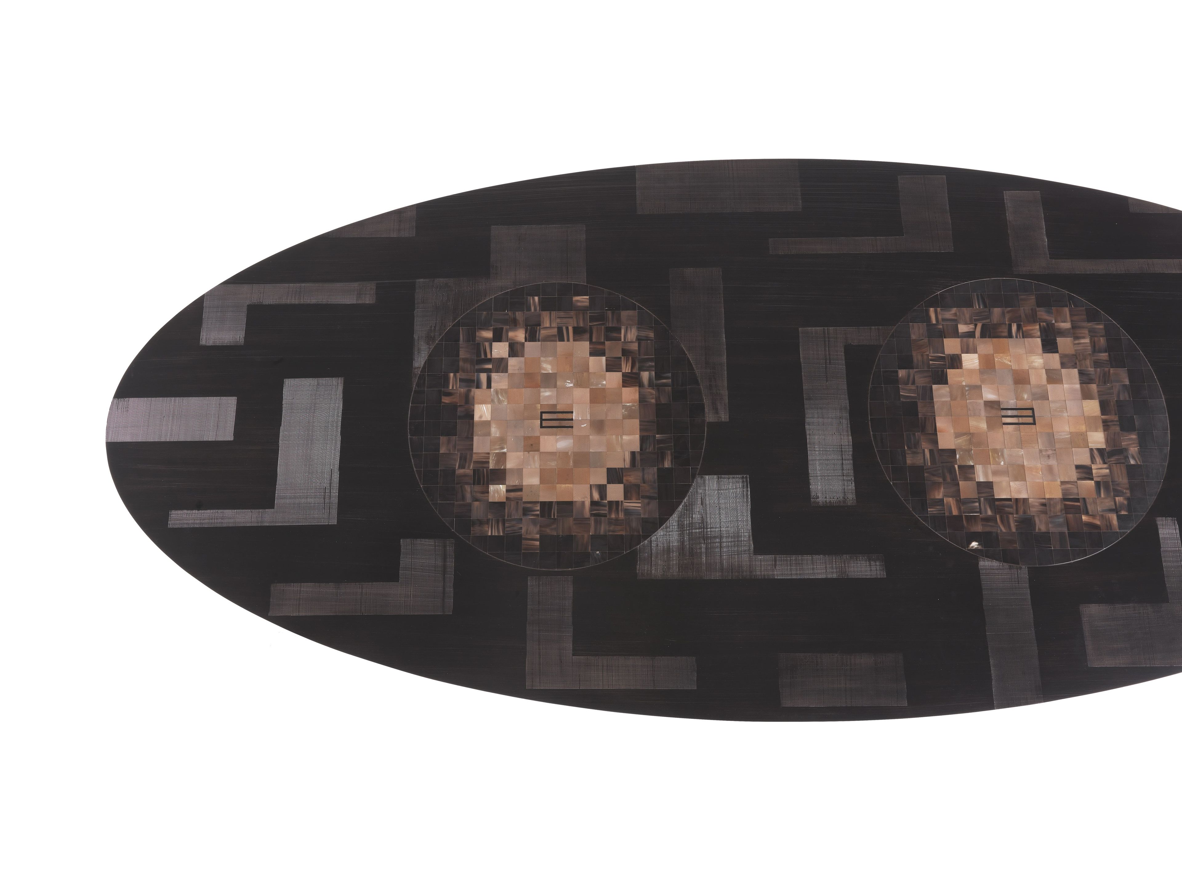 Деревянный овальный стол для гостиной ETRO Home Interiors Алеппо ARCH-00079177 - Вид №4