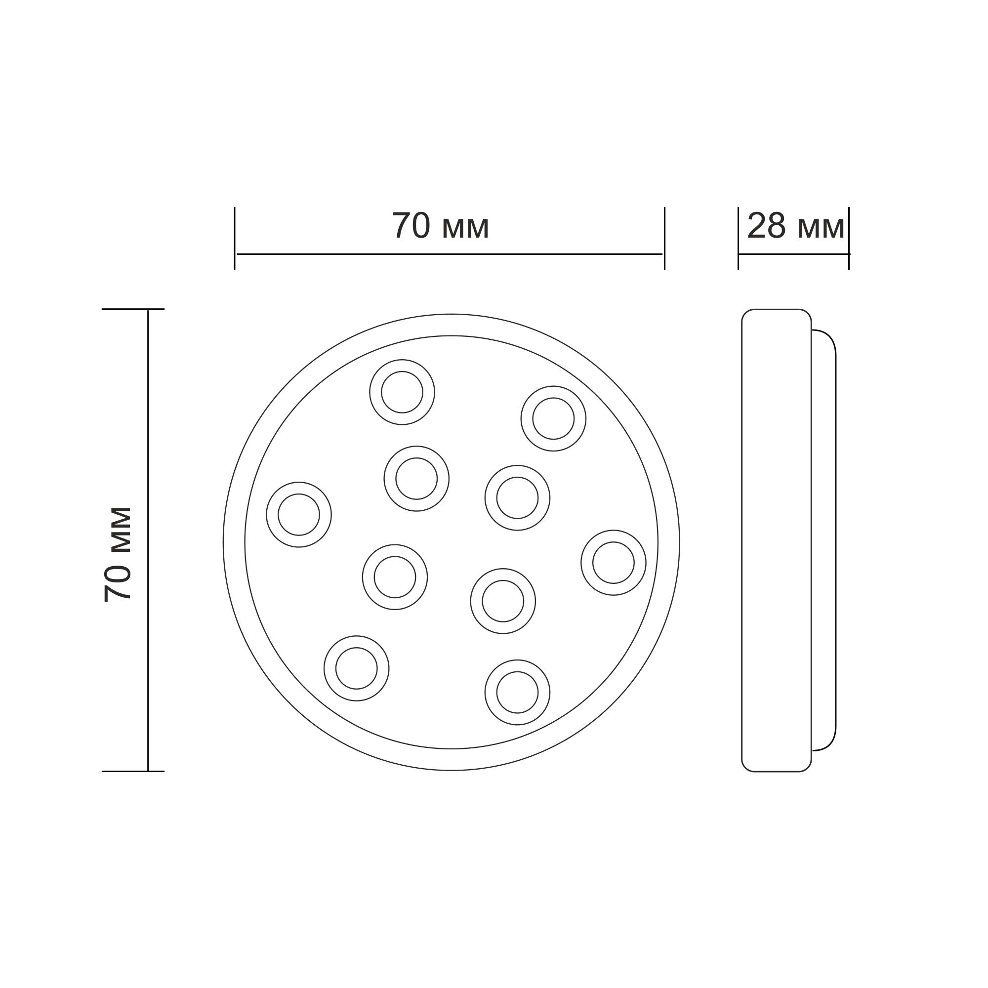 82535309 Светильник светодиодный для водоемов 70×28 мм Santreyd  - Вид №6
