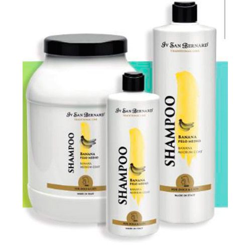 ПР0043450 Шампунь Traditional Line Банановый для шерсти средней длины 0,5л Iv San Bernard 