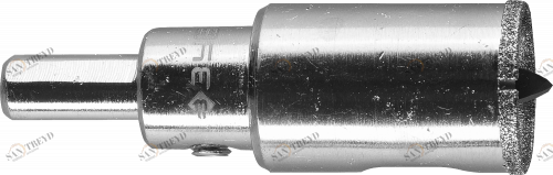 Коронка алмазная 20мм по керамической и кафельной плитке, стекле P60 Зубр 12689