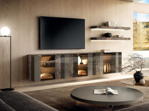 Оборудованная стена установленная стеклянная стена с интегрированным освещением