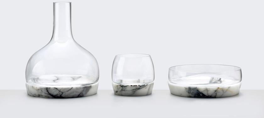 NUDE Хрустальный бокал для виски на мраморной основе Chill sun-id-1491020 - Вид №6