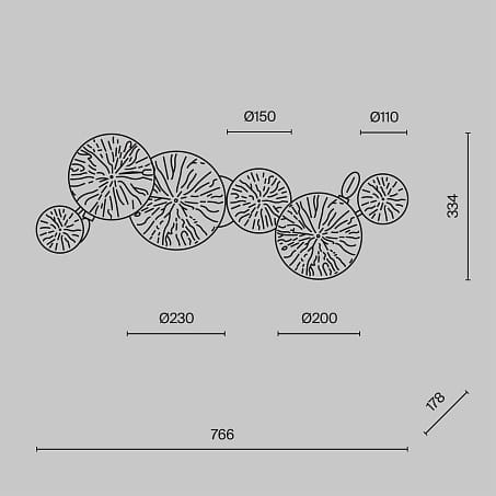 Металлический настенный светильник Maytoni LOVETANN ARCH-00087435 - Вид №10