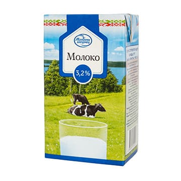 Молоко питьевое ультрапастеризованное 3,2% Молочный гостинец 1 л БЗМЖ Santreyd 29536