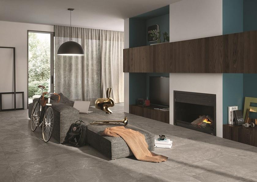 Imola Настенная / напольная плитка из керамогранита с эффектом камня Blue savoy sun-id-1347638 - Вид №1