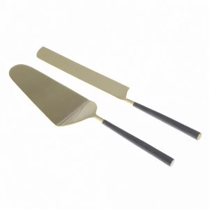 Инструменты кухонные из нержавеющей стали для торта золотые Straight Ray TO4ROOMS STRAIGHT RAY 00-3894180 Золото