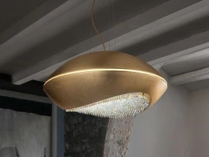 Masiero Светодиодная подвесная лампа из алюминия с кристаллами swarovski® Blink