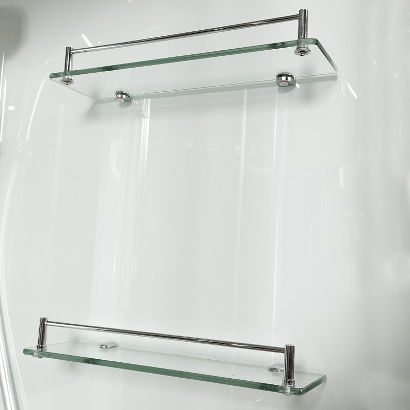 L 809 стандартная BLACK Душевая кабина DETO Серия L А102 R LED с кнопкой и гидромассажем - Вид №16