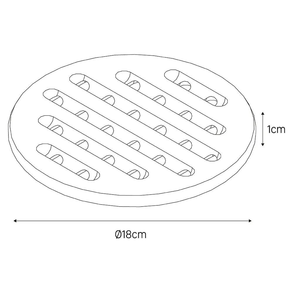 Подставка под горячее 18x18x1 см бамбук цвет натуральный DELINIA STLM-2181910 - Вид №7