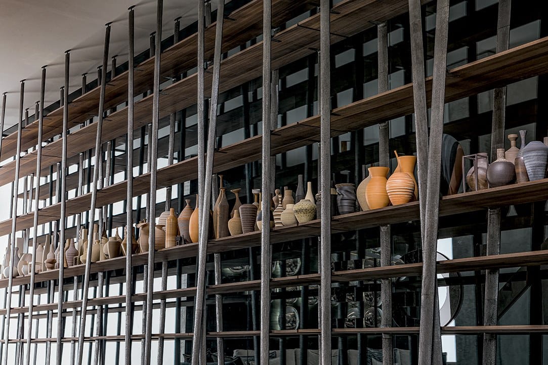 Оловянный книжный шкаф с деревянными полками Henge WEB ARCH-00083182 - Вид №21