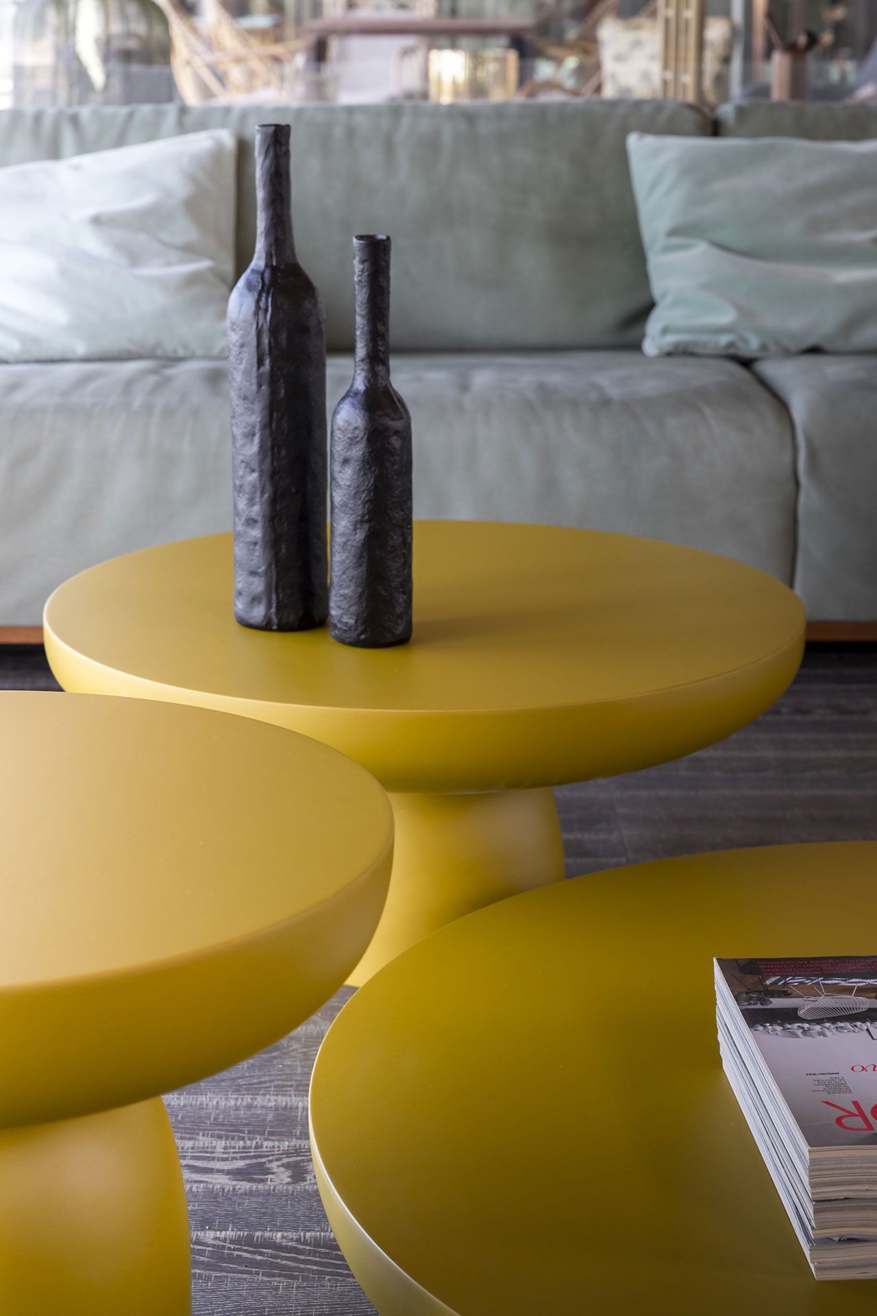 Круглый журнальный столик из МДФ Mogg Olo ARCH-00120627 - Вид №2