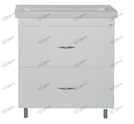 Тумба Лайм-70 напольная с 2 ящ. комб. с раков. Фостер-700 MISTY 2312162