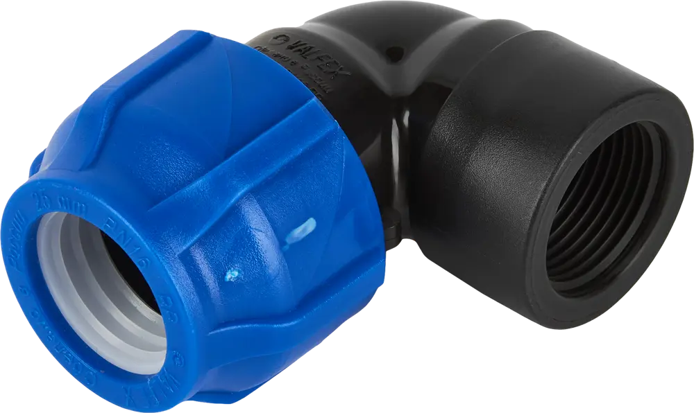 Отвод Valfex 90° для полиэтиленовых труб 25x3/4" 89106798