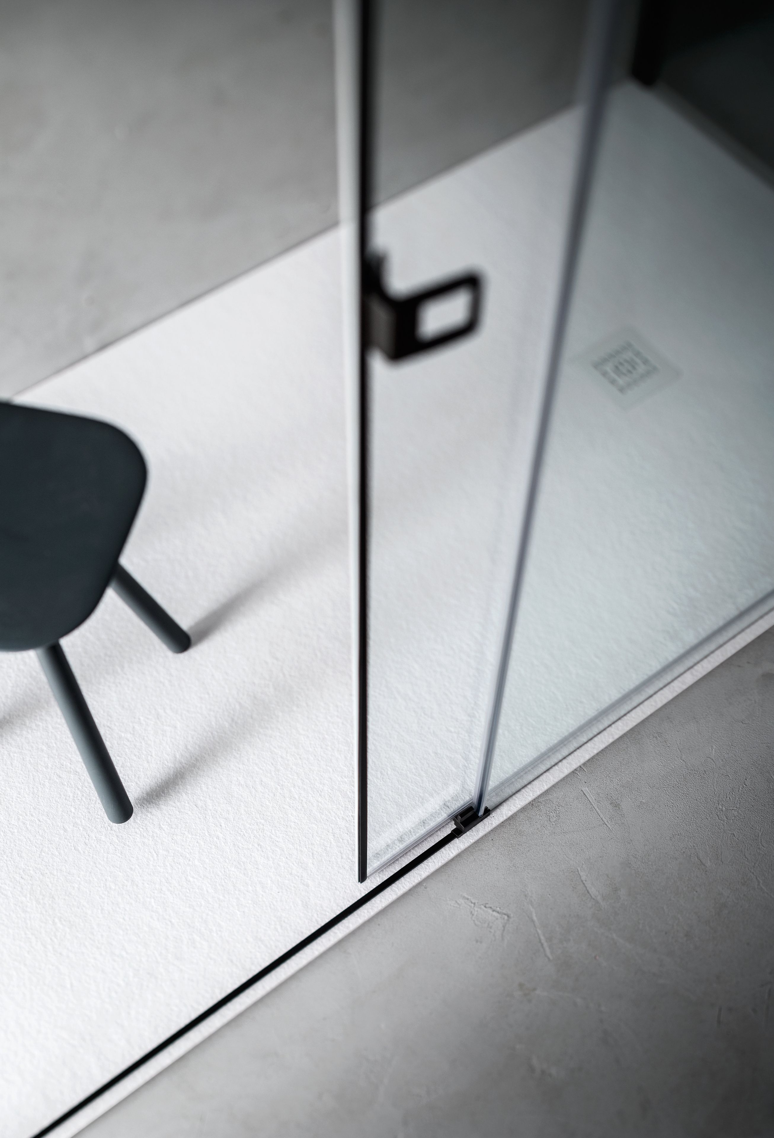 Угловая душевая кабина с раздвижной дверью ARBLU восемь ARCH-00078463 - Вид №3