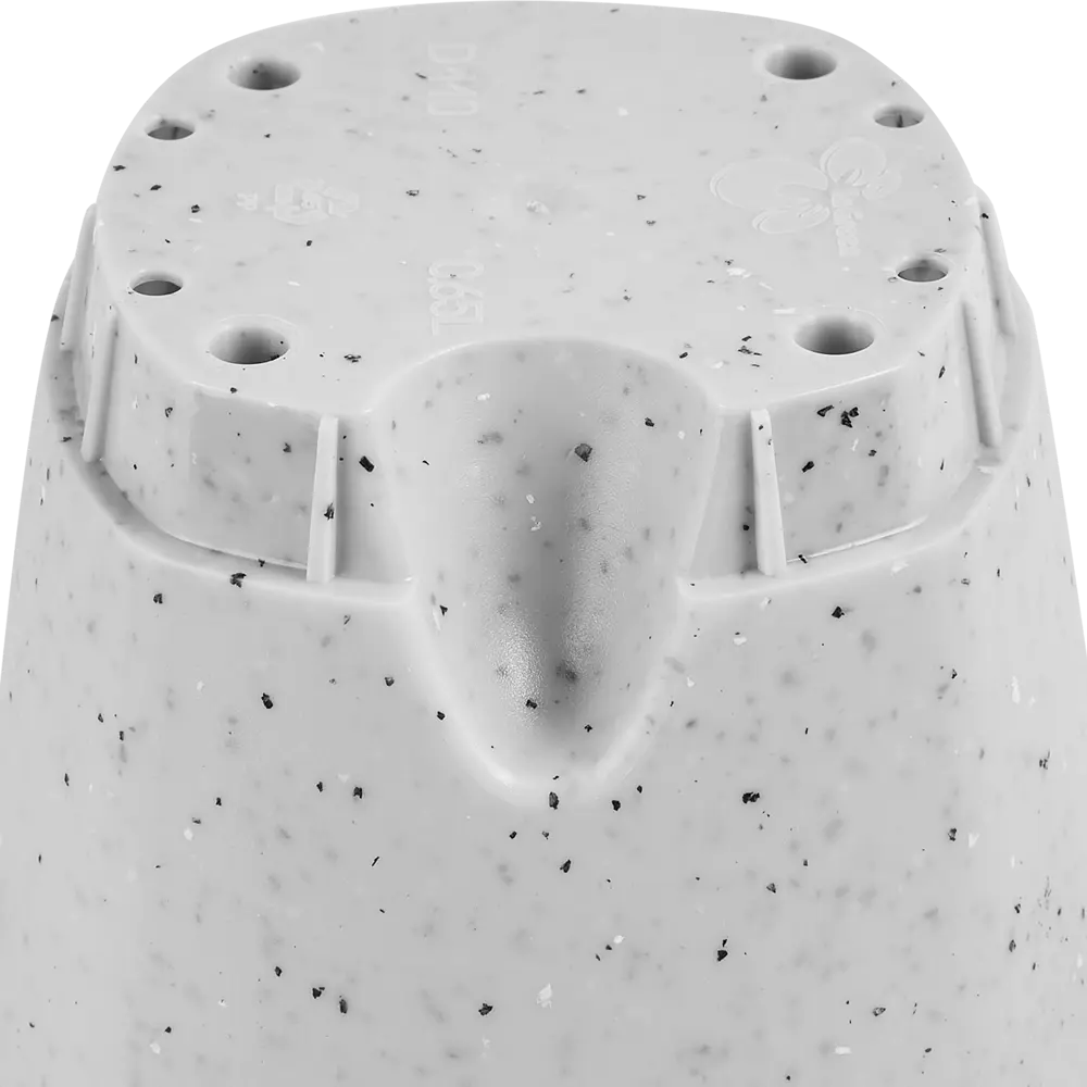 Горшок цветочный Ingreen Stone ø11 h10.7 см v0.65 л пластик серый STLM-2005732 - Вид №3