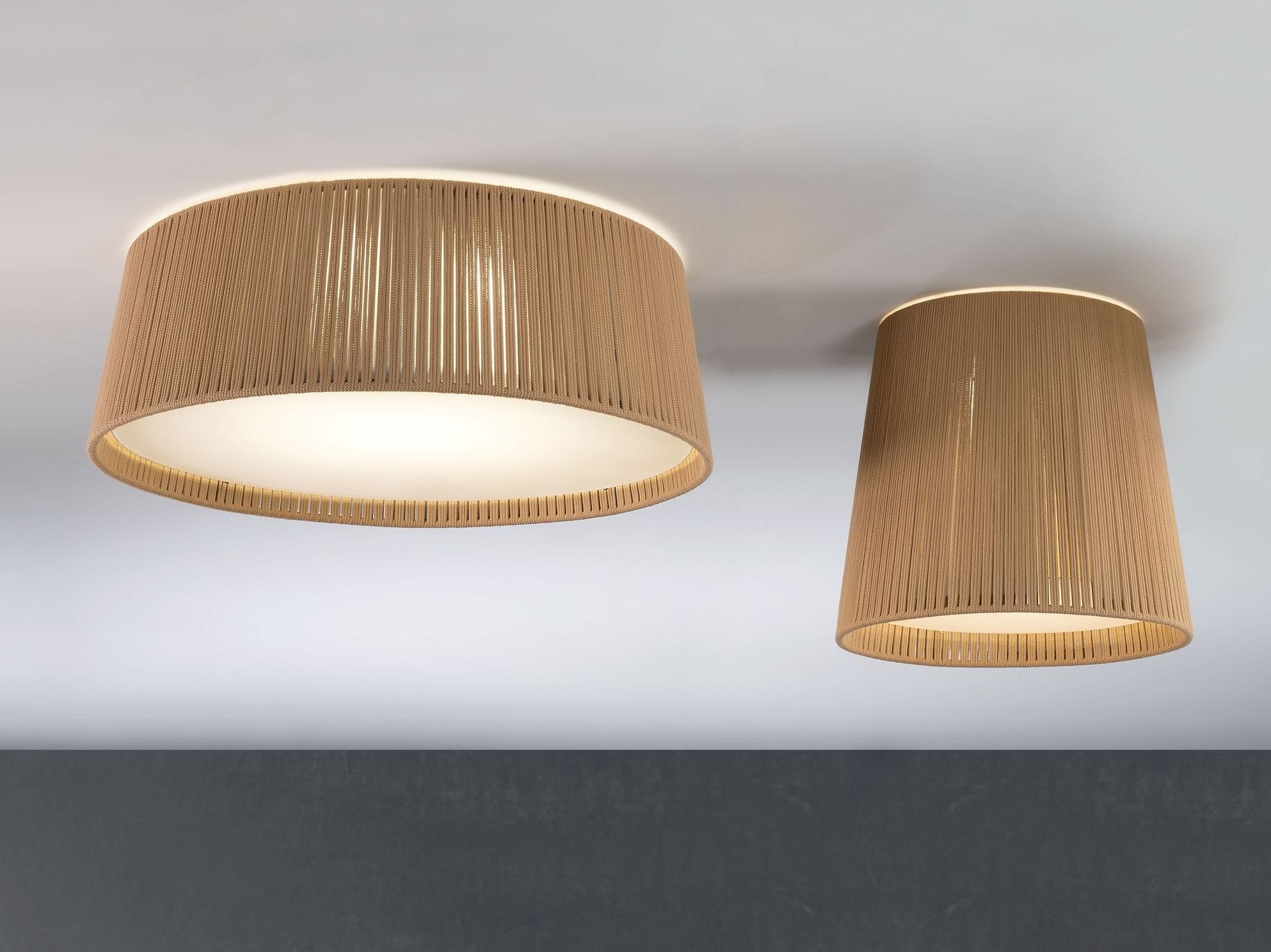 Канат ручной работы светодиодный потолочный светильник Olé Lighting Барабан ARCH-00110564 - Вид №4