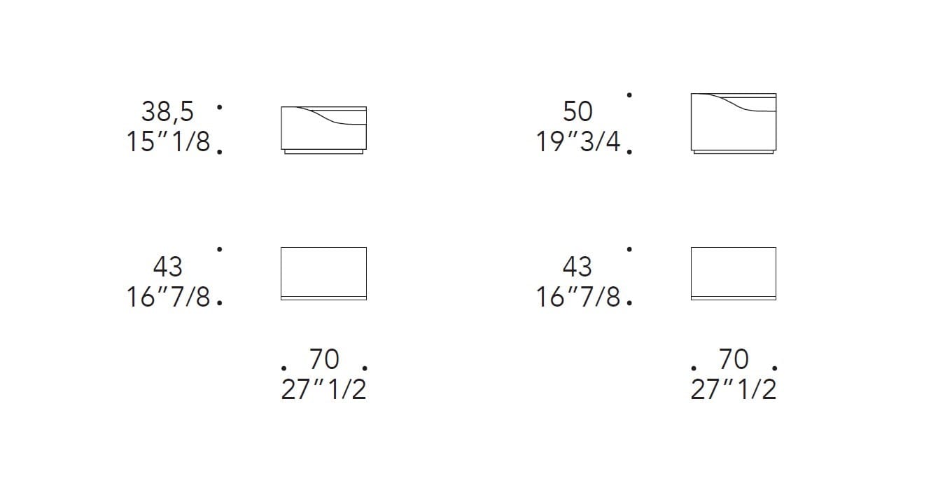 Тумбочка с ящиками REFLEX знак ARCH-00052999 - Вид №2