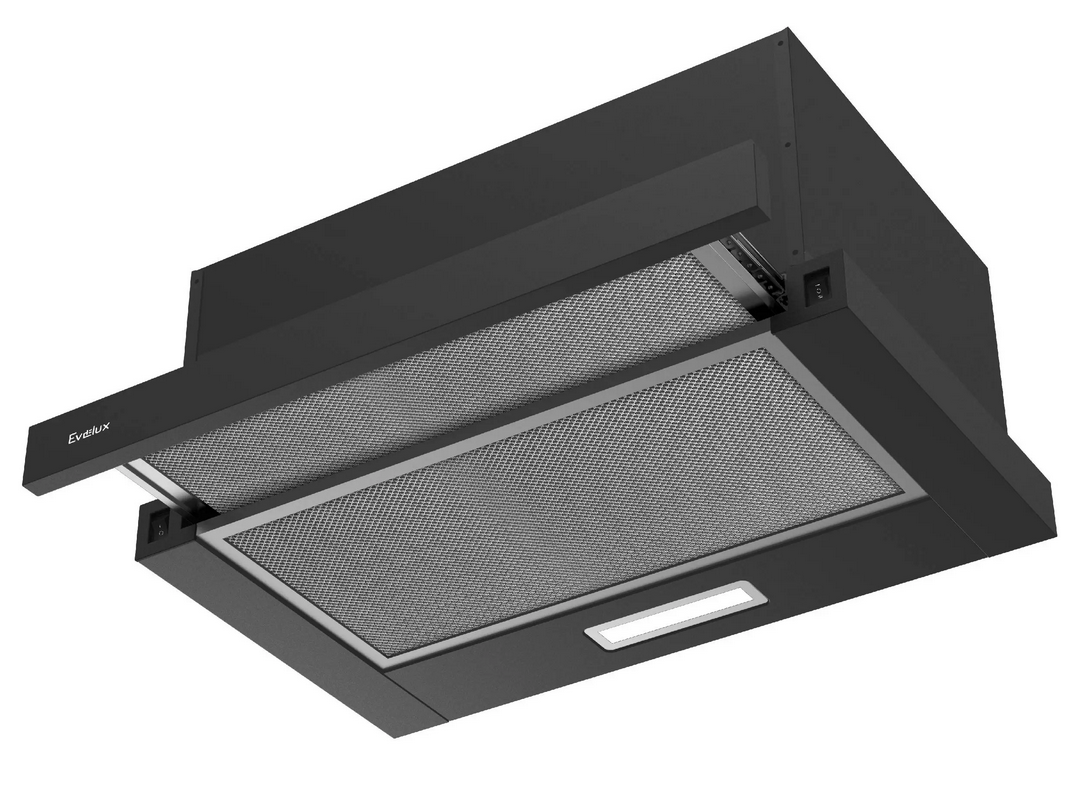 9152917 Вытяжка телескопическая Evelux TEL 50 B черный/черный STDN-0020942 - Вид №1