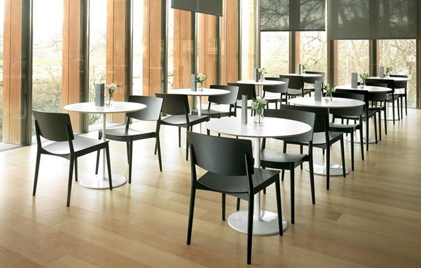 Andreu World Деревянный стул с подлокотниками Happy So0375 - Вид №5