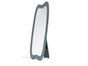 Напольное или настенное зеркало с кожаной рамкой