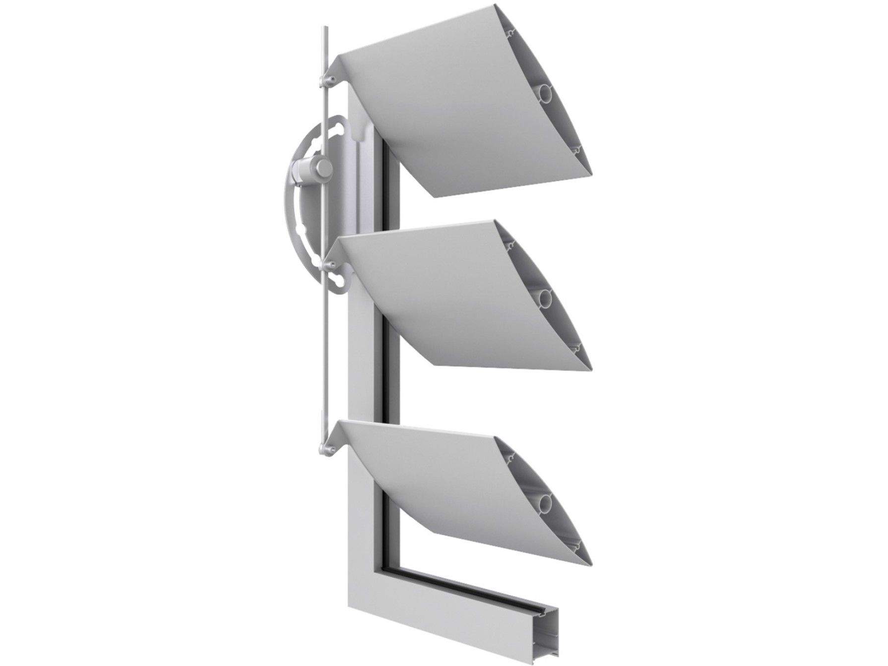 Поворотные алюминиевые жалюзи Saxun O-210 ARCH-00102108 - Вид №1