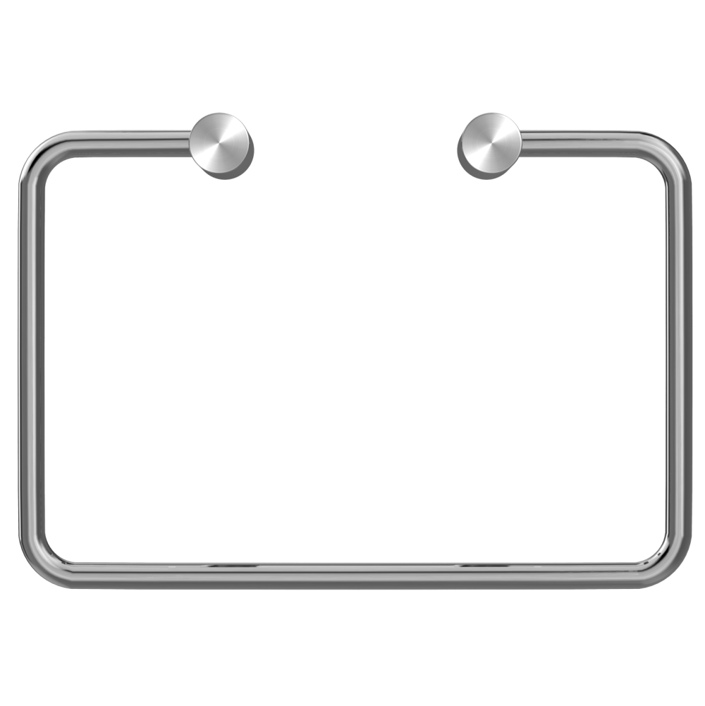 A872-B Прямоугольный полотенцесушитель из нержавеющей стали duten 