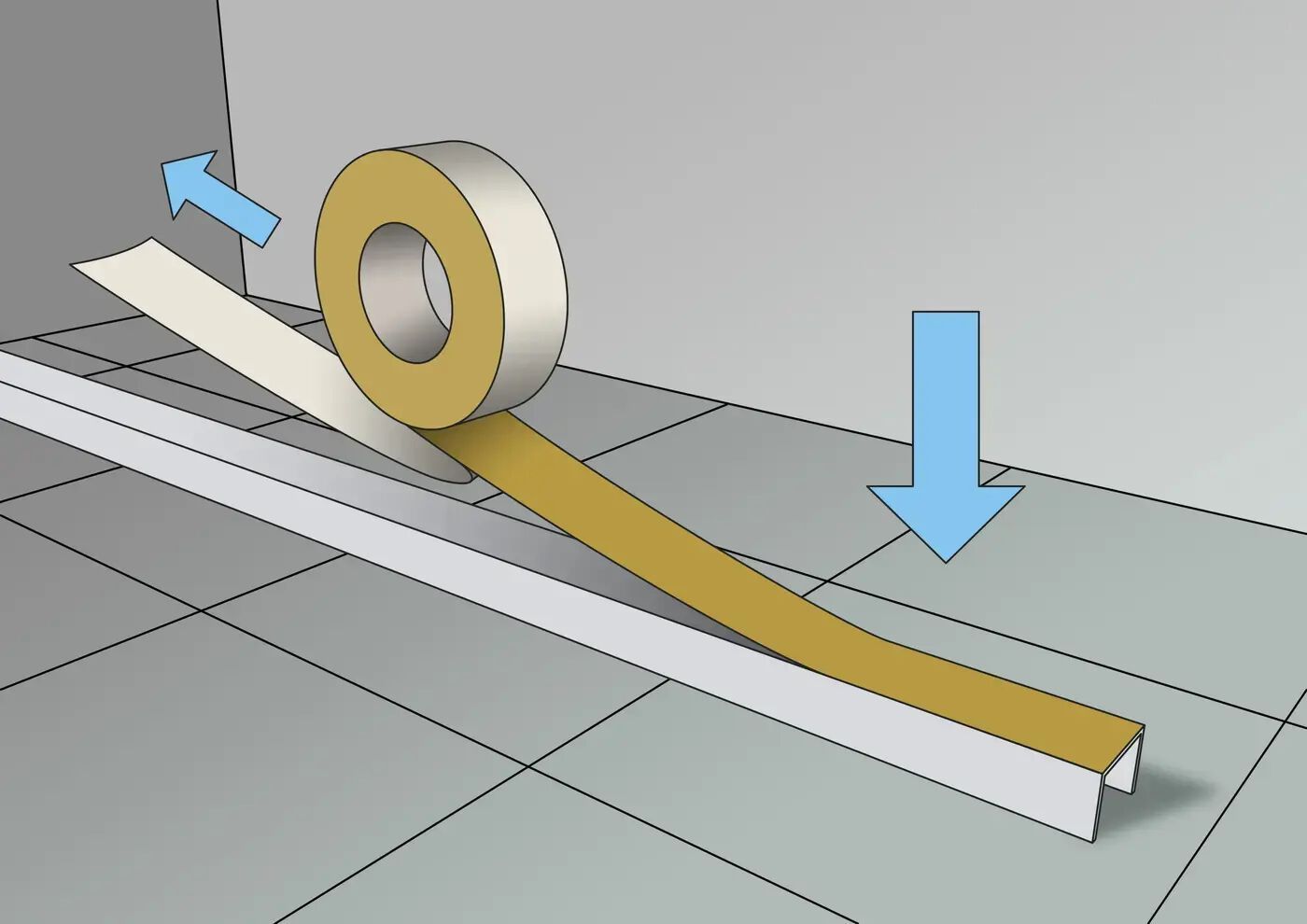 Самоклеящаяся лента для звукоизоляции и снижения вибрации Tecsound S50 BAND 50 ARCH-00107673 - Вид №1