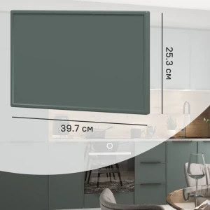 89349181 Фасад для кухонного ящика Инта 39.7x25.3 см Delinia ID МДФ цвет зеленый STLM-1348749