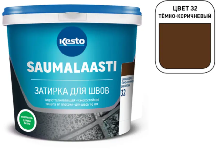 91325170 Затирка Kesto Saumalaasti 32 KeS32 10 кг цвет коричневый STLM-0947503