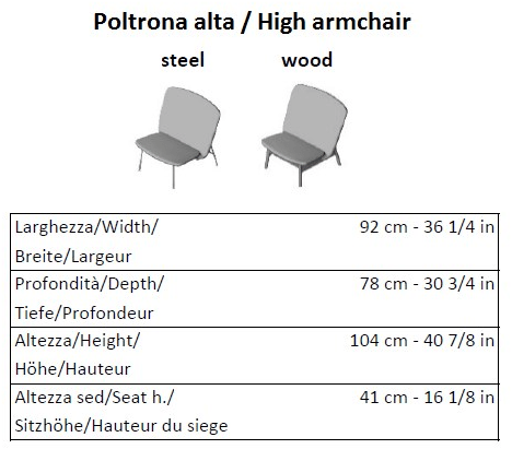 La Cividina Мягкое кресло Ala sun-id-1486101 - Вид №3