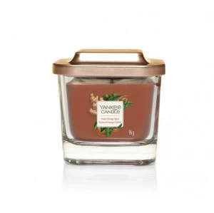 Свеча маленькая Sweet Orange Spice "Сладкий пряный апельсин" 96гр 18-28 часов YANKEE CANDLE АПЕЛЬСИН 268061 Коричневый