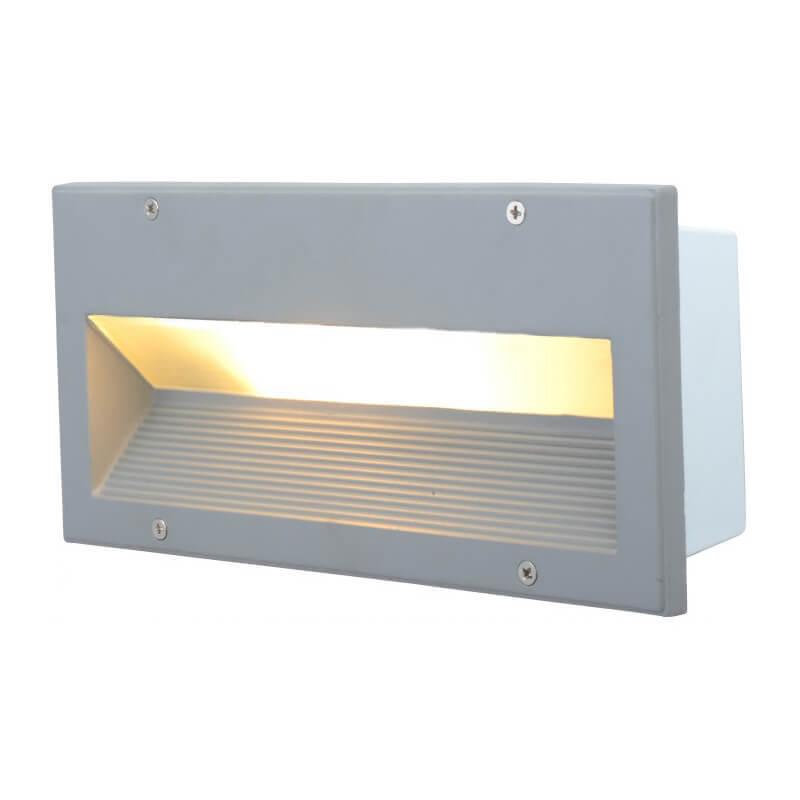 Уличный светильник прямоугольный серый Arte Lamp Brick A5158IN-1GY ARTE LAMP BRICK 00-3895590 Серый - Вид №1