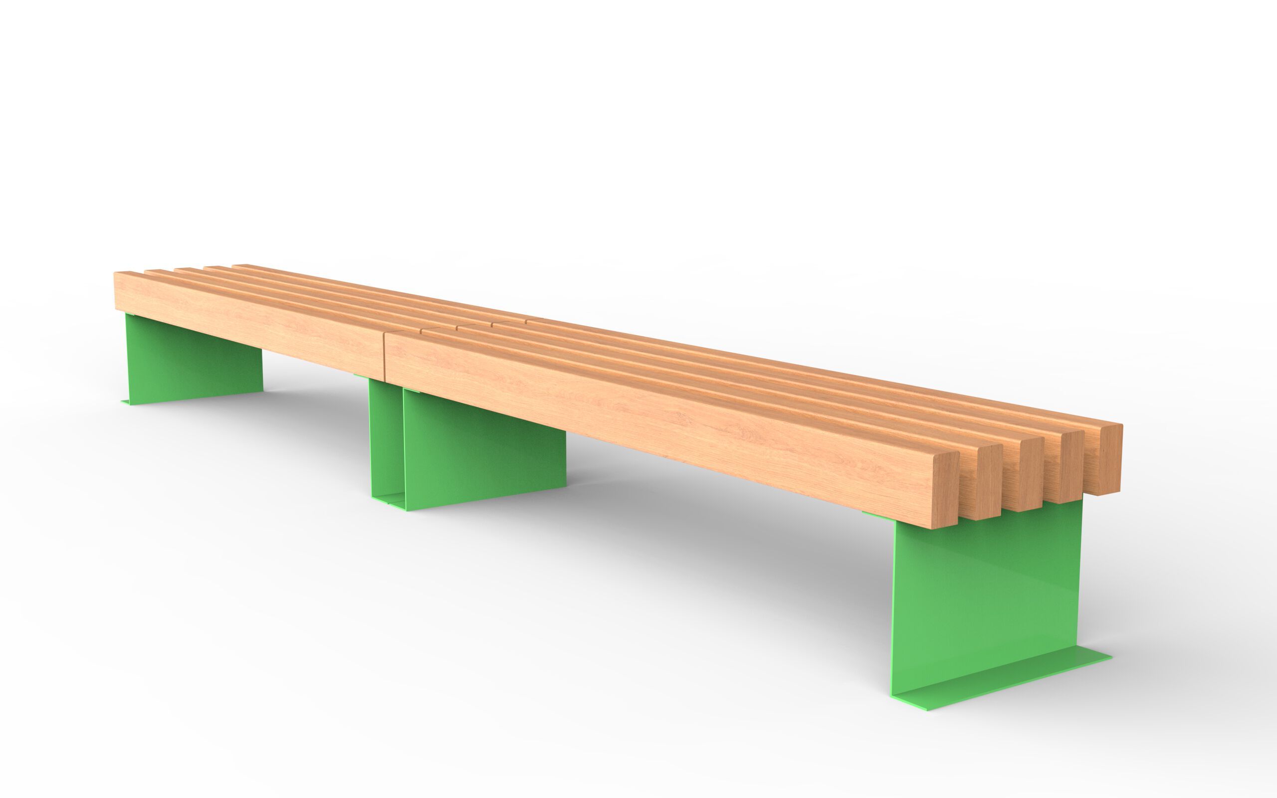 Деревянная скамья без спинки CITYSì FASSA ARCH-00068983 - Вид №1