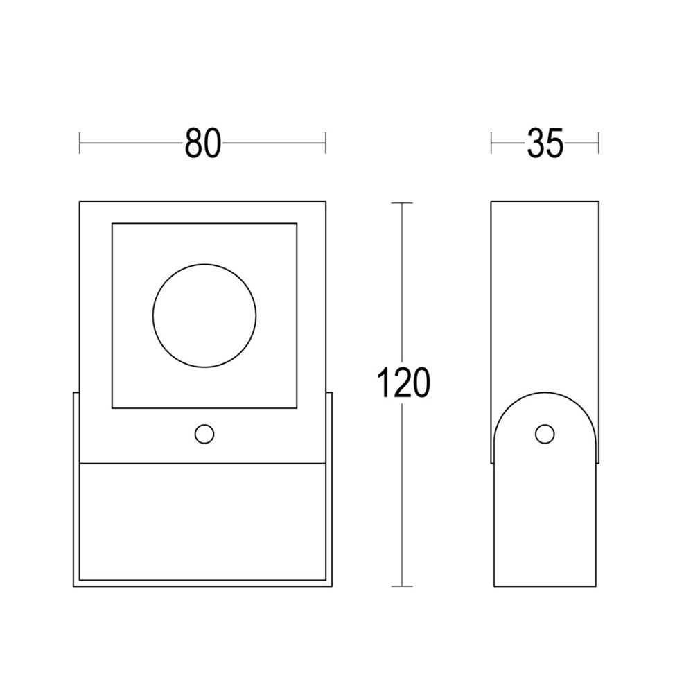 Compatto Spot Ghidini Проекторы Plug & Play .05 Темно-Cерый (Матовый)  - Вид №1