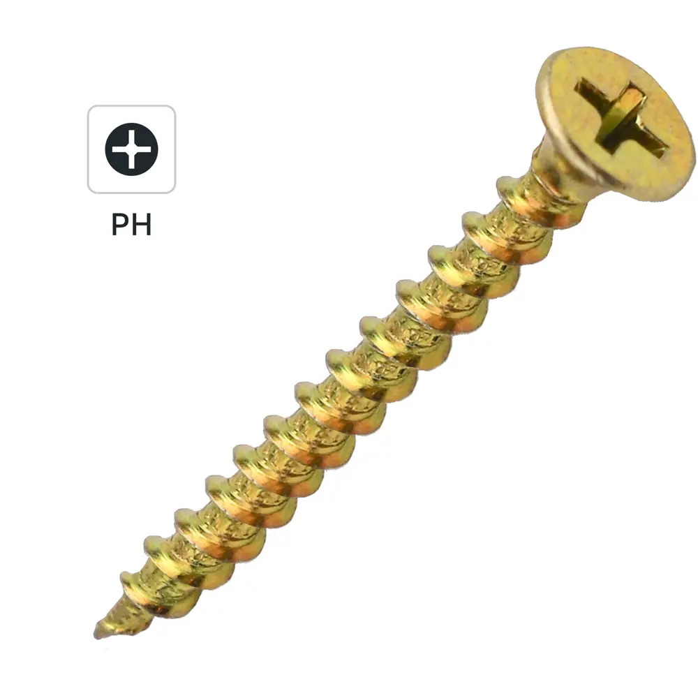 Саморезы по дереву DILWIS потайные острые оцинкованные 3.5x55 мм 1 кг STLM-2207446