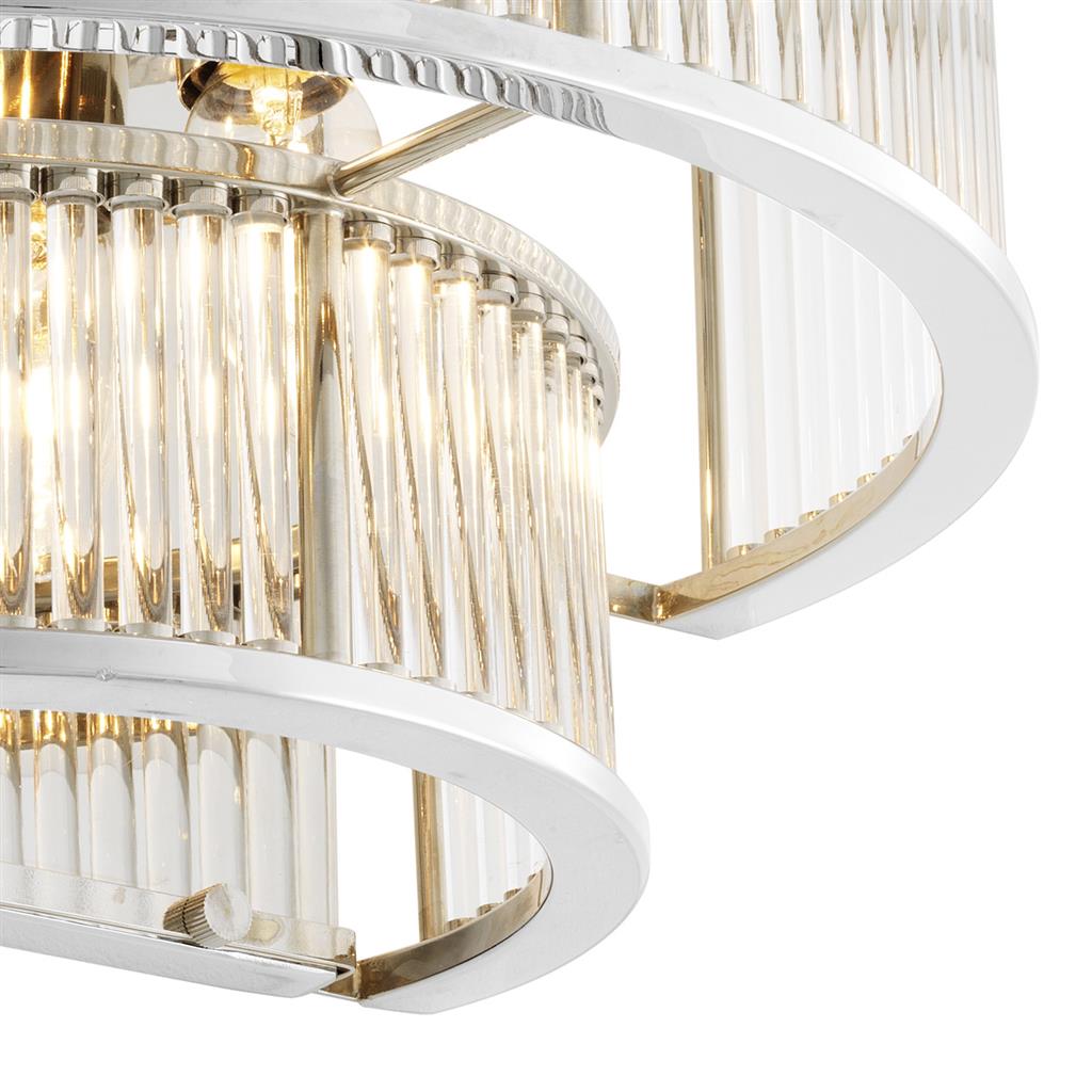 Светильник настенный прозрачный Mancini Chrome KM0926W-2 DELIGHT COLLECTION  00-3882875 Прозрачный  - Вид №1