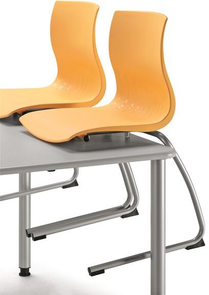 TALIN Консольный штабелируемый стул из пластика Webby sun-id-1432850 - Вид №1