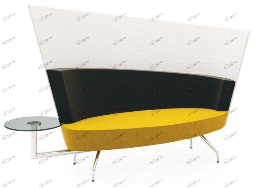 TALIN Диван из ткани с высокой спинкой Elipse sun-id-1484520