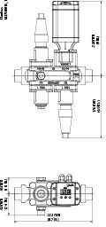 Danfoss ICF 20 — многофункциональные клапанные станции ICF 20-6-2RB(20 D)Клапан-регул. универ. 027L3398  - Вид №1