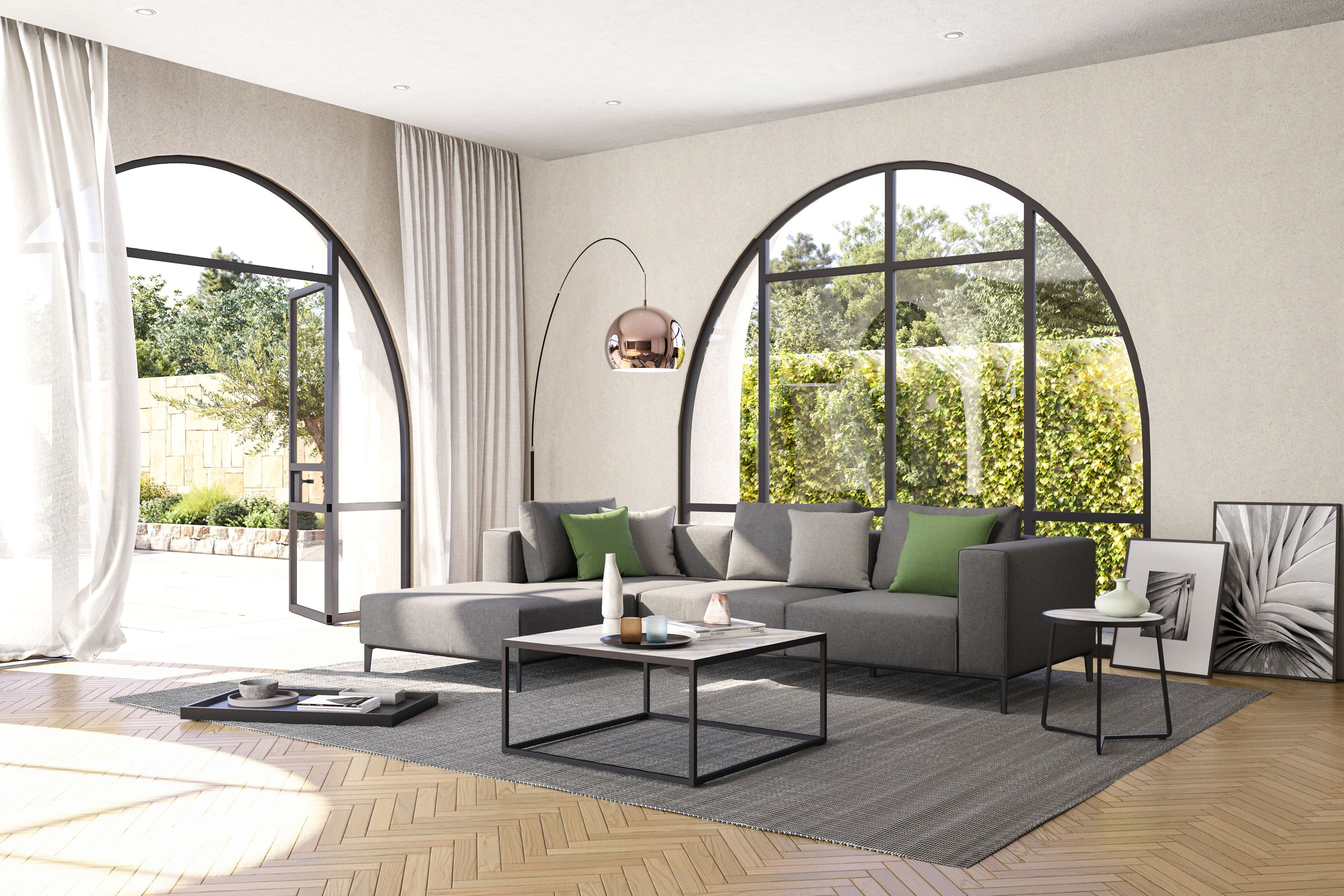 2-местный тканевый садовый диван VINEKO Мани ARCH-00055022 - Вид №6