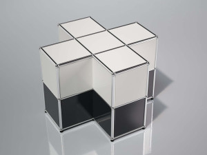 Стальной журнальный столик