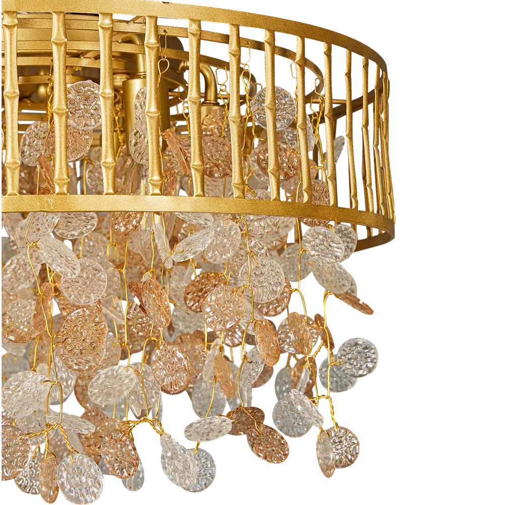 Люстра потолочная Арман 6 ламп 12 м² цвет золотистый DE CITY STLM-2060448 - Вид №5